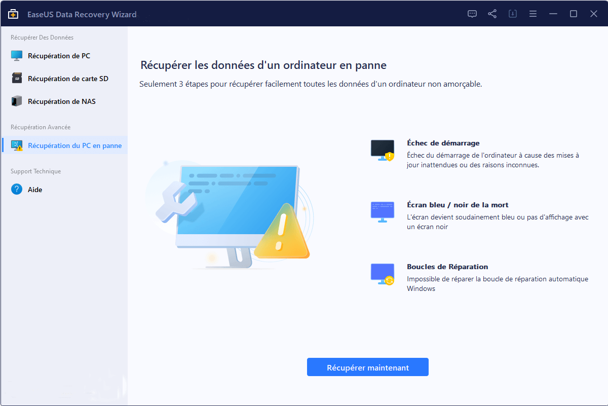 choisir récupération pc accidenté